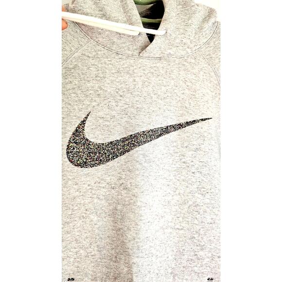Nike Sportswear 50 Logo Print Organic Cotton-Blend Jersey Sweatshirt Hoodie New - Picture 7 of 7